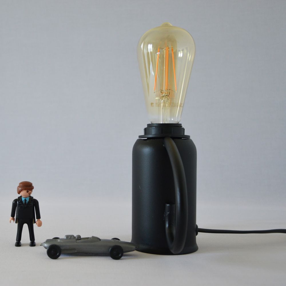 Design objects - Upcycling design lamp Gas Plug Black - ARTJL