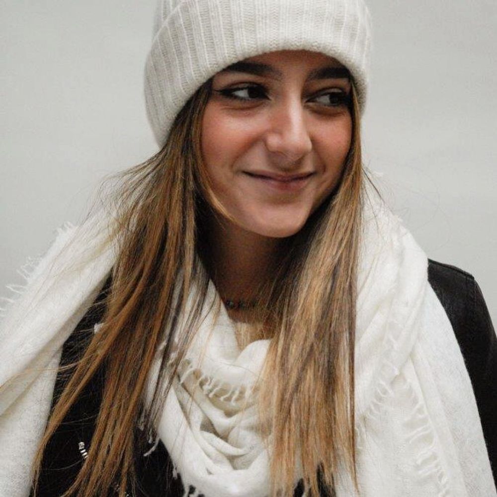 Hats - cashmere beanie, ribbed beanie, lapel beanie, cashmere knitted hat - COCOON PARIS
