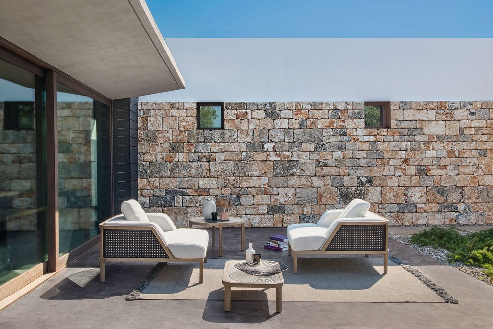 Lawn sofas   - Armchair from the Grand Life collection - ETHIMO