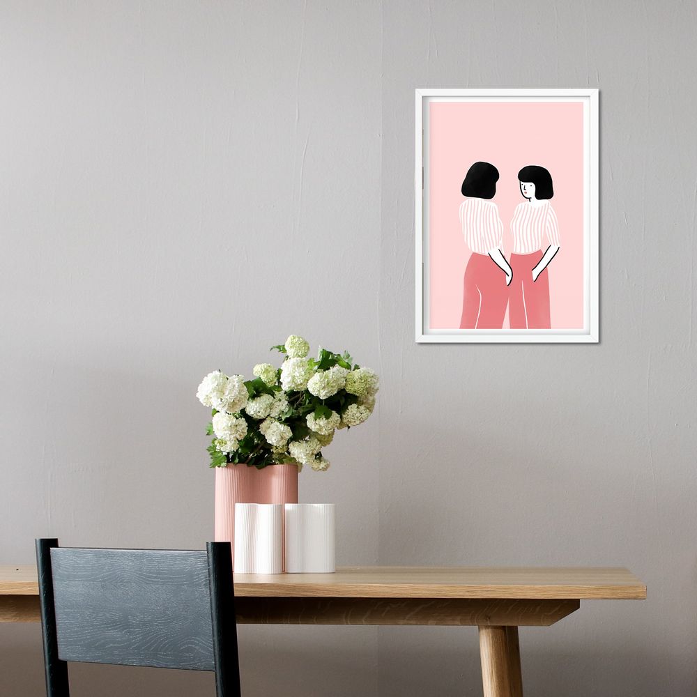 Poster - Art Print - with the Sorlet sisters - SERGEANT PAPER