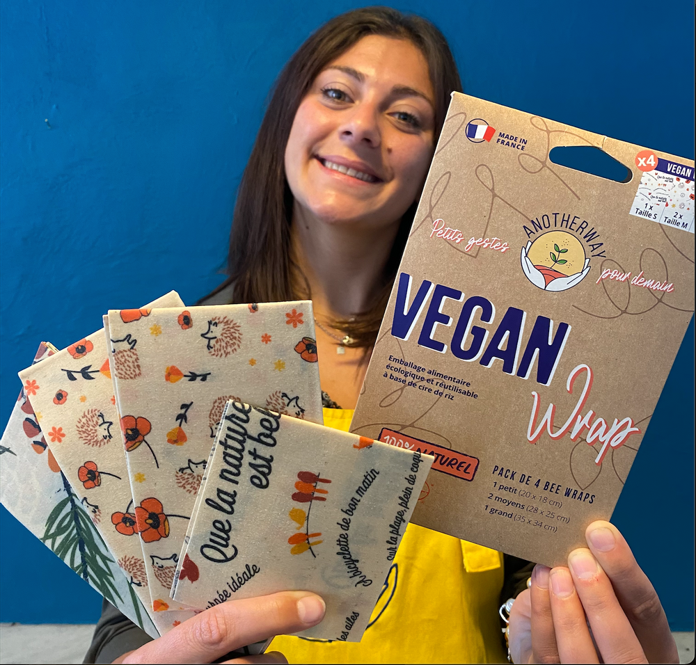 Boîtes de conservation - Le Vegan Wrap - Emballage alimentaire zéro-déchet vegan - ANOTHERWAY