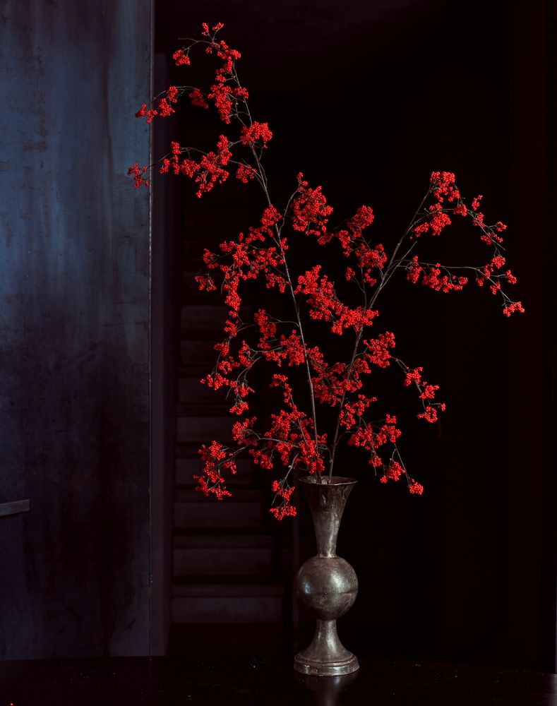 Décorations florales - AW21 Red berries - Silk-ka Artificial flowers and plants for life! - SILK-KA