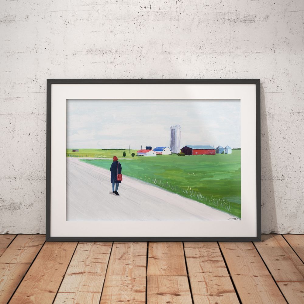Poster - Art Print - Landscape with Nao Tatsumi - SERGEANT PAPER