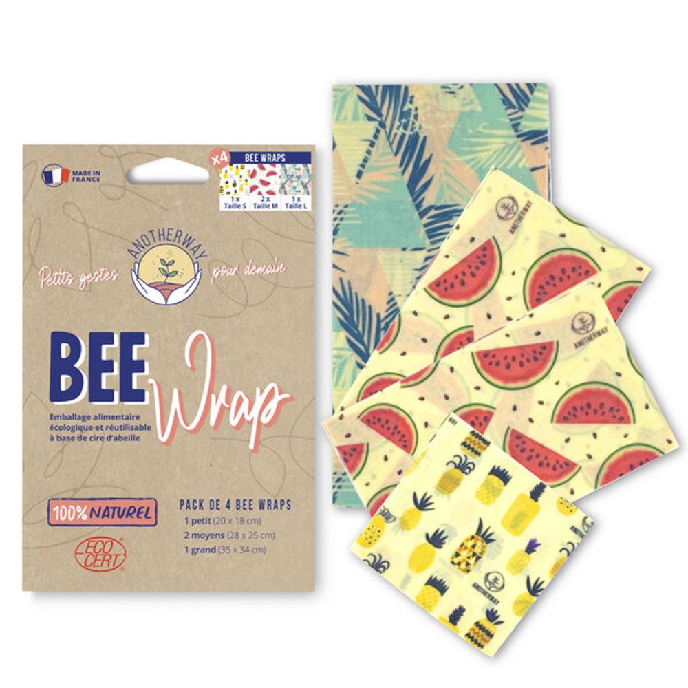 Plats et saladiers - Bee Wrap Original - Emballage alimentaire zéro-déchet - ANOTHERWAY