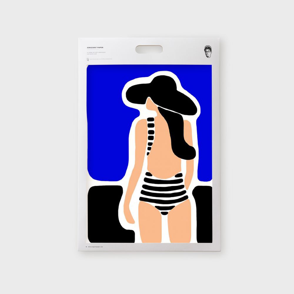 Poster - Art Print - The Basque Coast with Blandine Lamy - SERGEANT PAPER