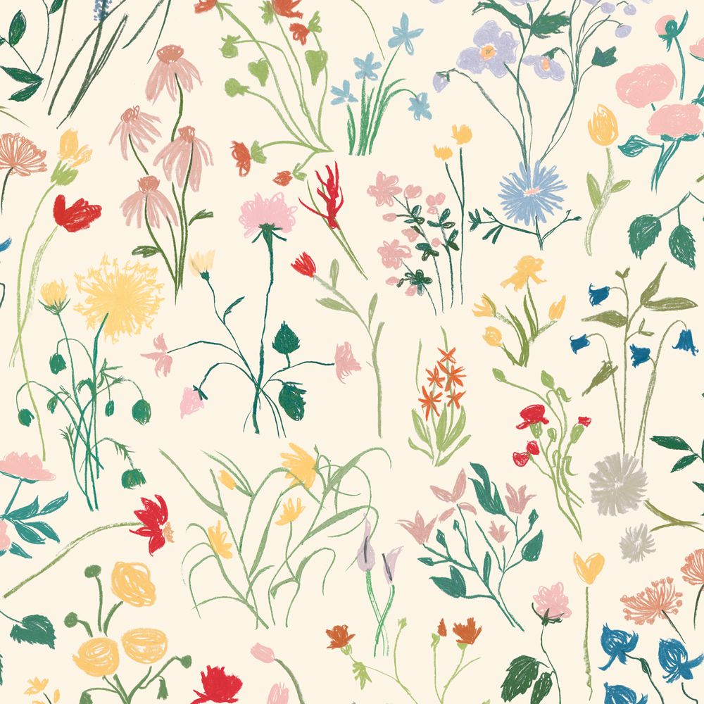 Other wall decoration - The Florist Wallpaper - ALL THE FRUITS