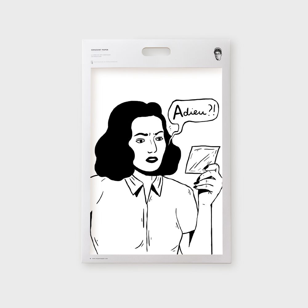 Affiches - Affiches / Illustrations - Noir et blanc - Cloé Bourguignon - SERGEANT PAPER