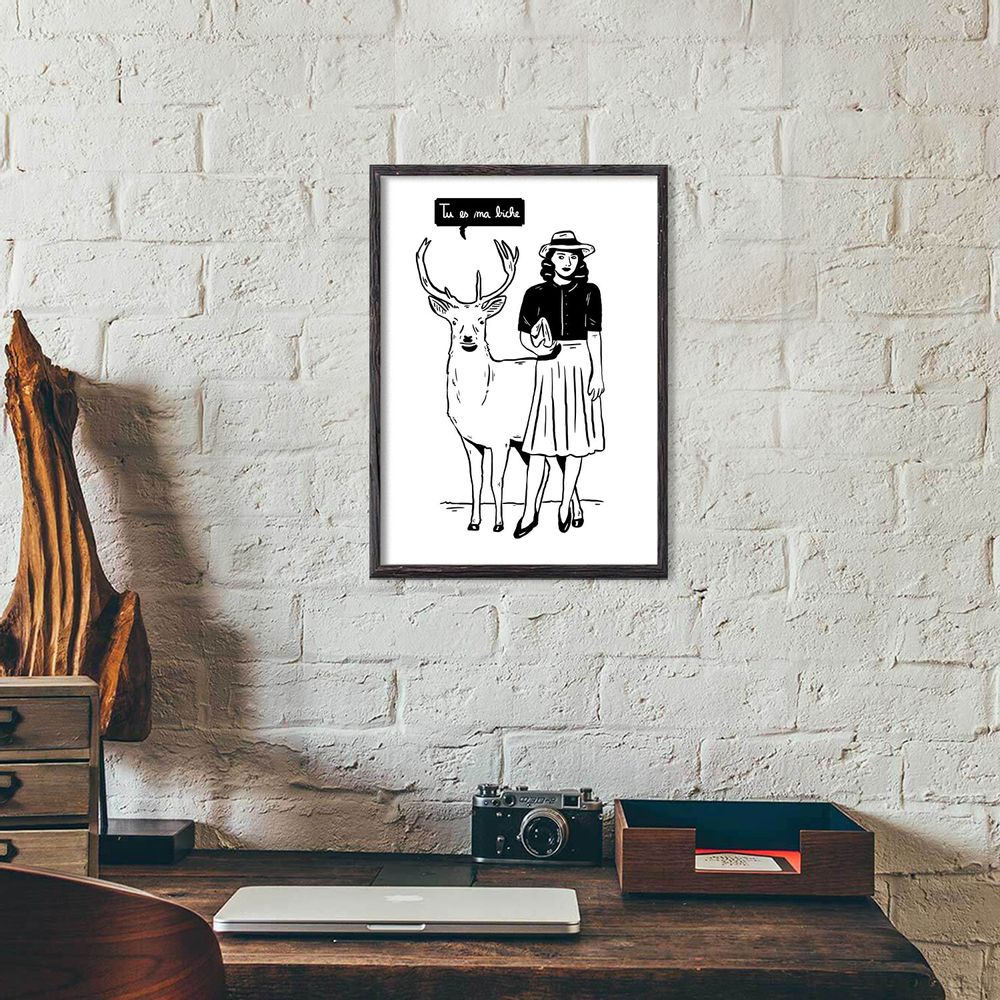 Affiches - Affiches / Illustrations - Noir et blanc - Cloé Bourguignon - SERGEANT PAPER