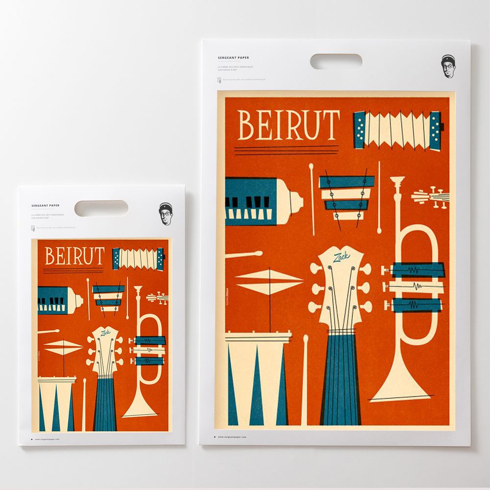 Poster - Art Print - Music with Mathieu Persan - SERGEANT PAPER