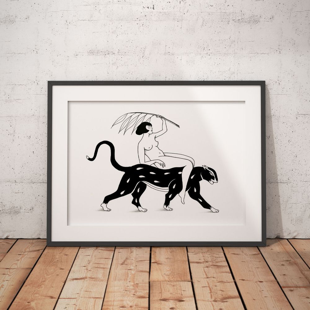 Poster - Art Print - Women with Clorinde - SERGEANT PAPER
