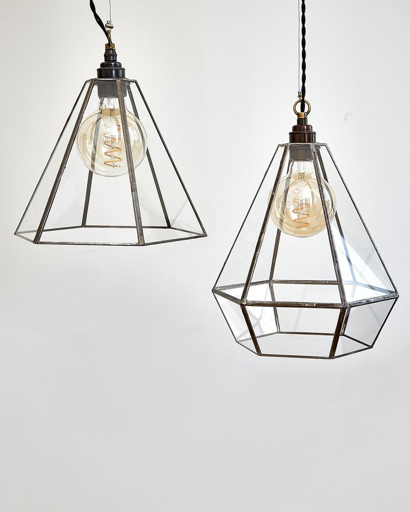 Hanging lights - NUDE - Handmade glass lights - Elena and Francesca - STUDIOSILICE