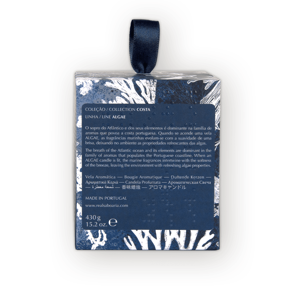 Candles - Algae Scented Candle - REAL SABOARIA
