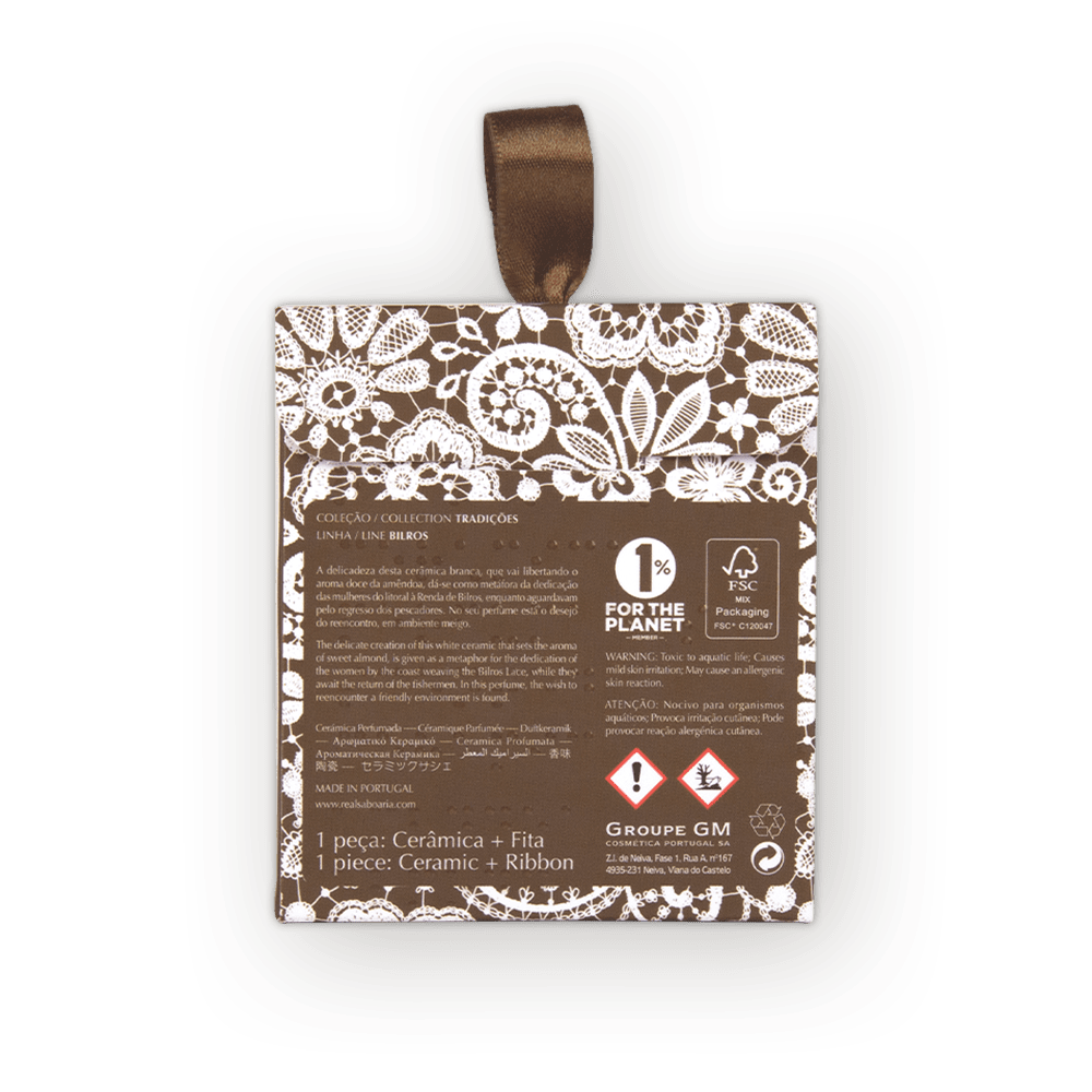 Parfums d'intérieur - Céramique Parfumée Bilros - REAL SABOARIA