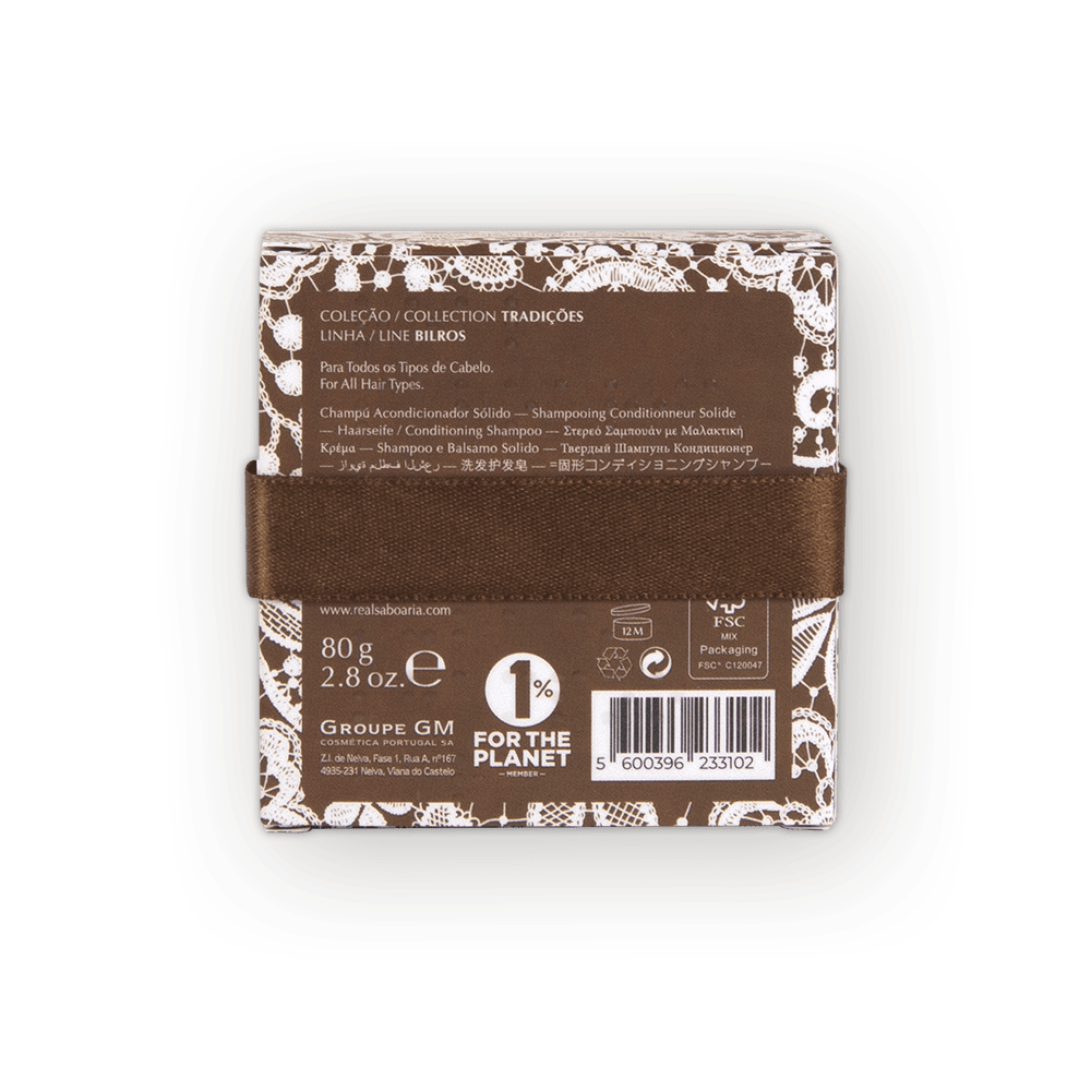 Soaps - Bilros Solid Shampoo - REAL SABOARIA