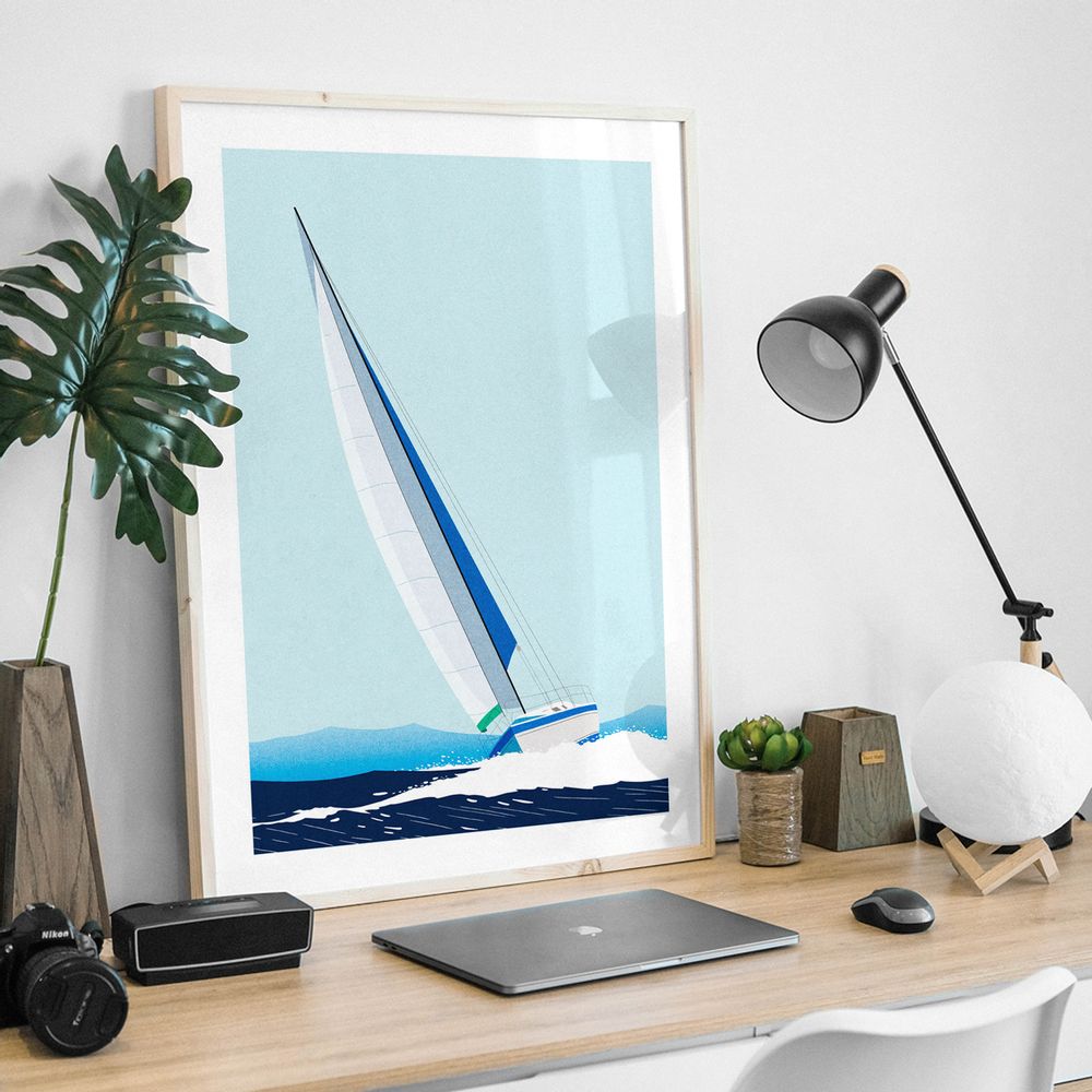 Autres décorations murales - Affiches / illustrations - EVASION - Julie Guillem - SERGEANT PAPER