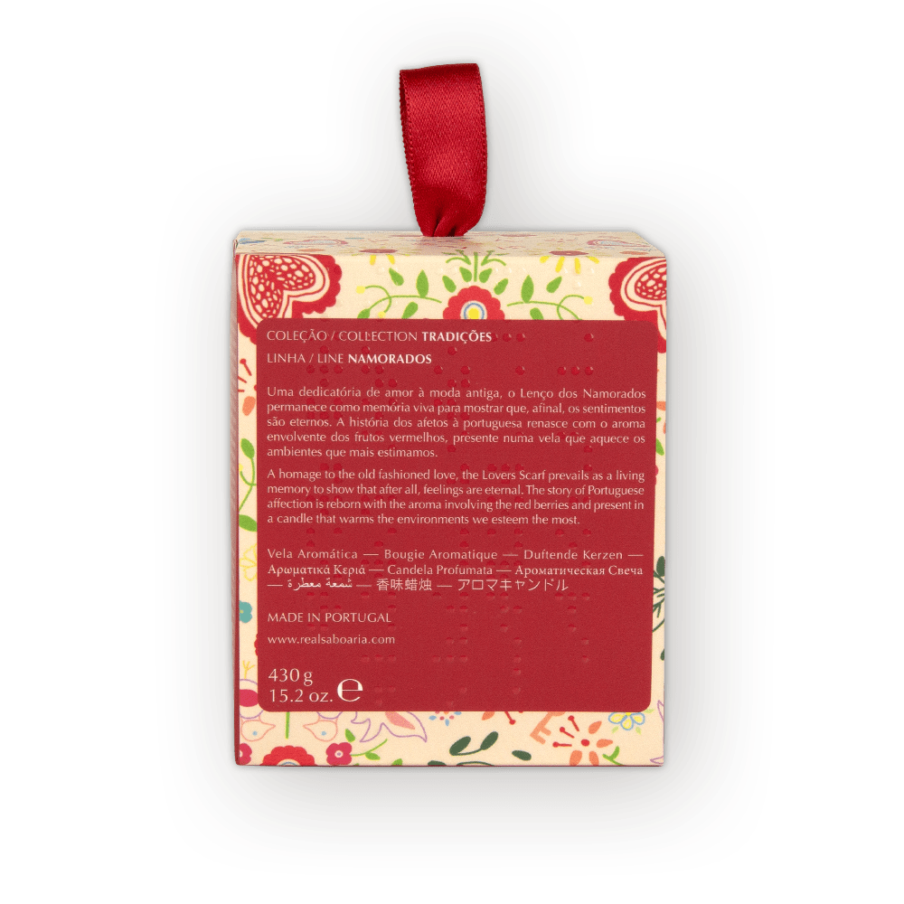 Candles - Namorados Scented Candle - REAL SABOARIA