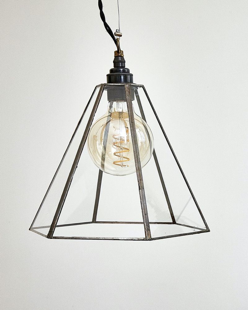 Hanging lights - NUDE - Handmade glass lights - Elena and Francesca - STUDIOSILICE