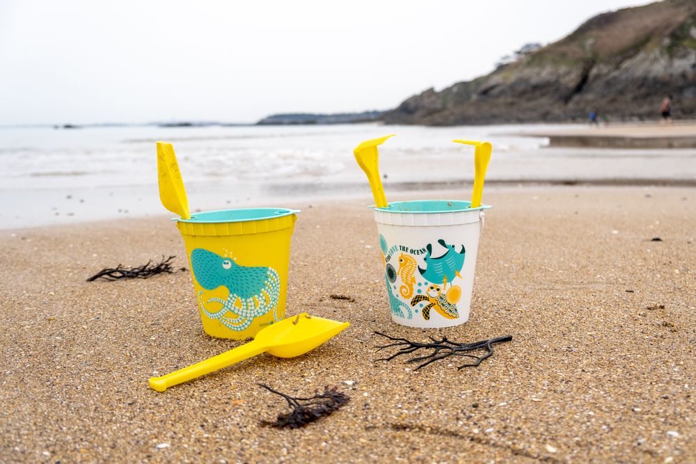 Jouets enfants - Set de plage Océan en Algoblend - fabriqué en France. - COQ EN PATE