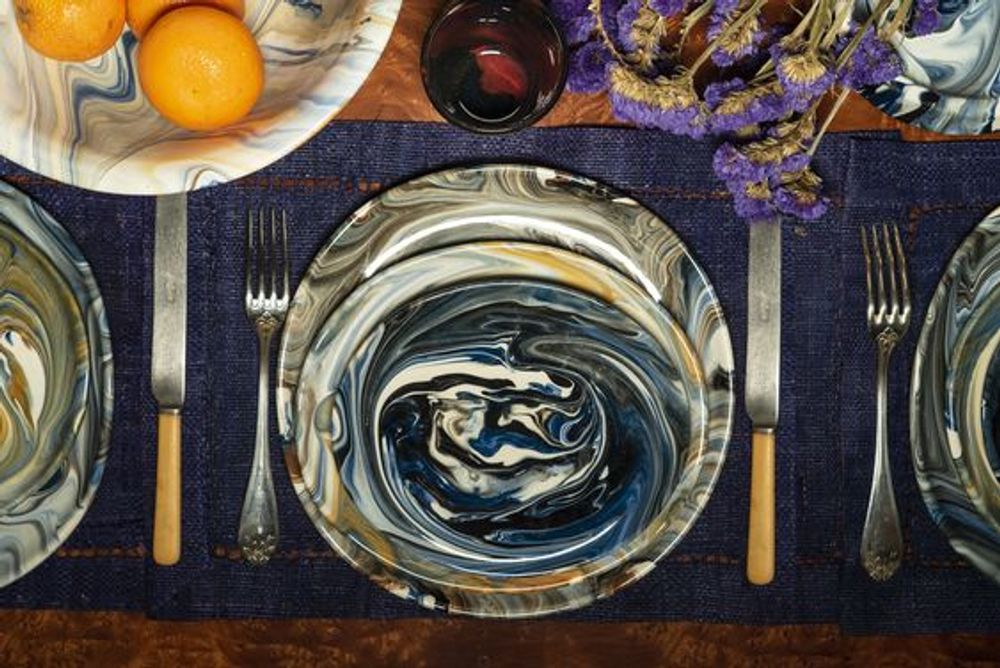Formal plates - Chahut Ensemble, Presentation, Service and Dessert - IOM INES-OLYMPE MERCADAL