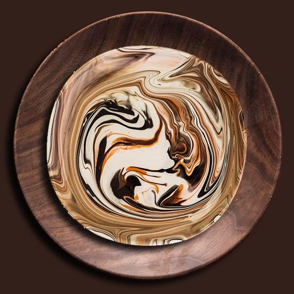 Formal plates - Presentation plate Chahut CHAMADE - IOM INES-OLYMPE MERCADAL