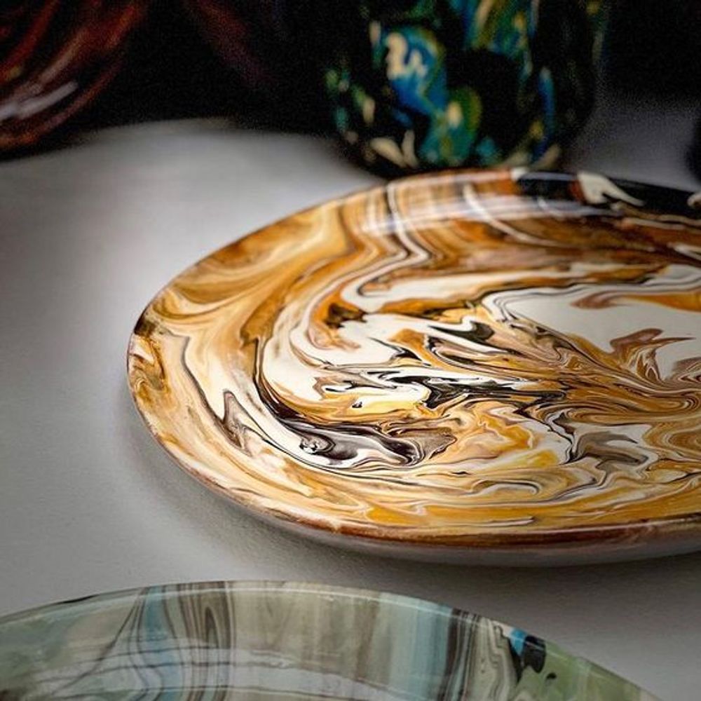 Formal plates - Presentation plate Chahut CHAMADE - IOM INES-OLYMPE MERCADAL
