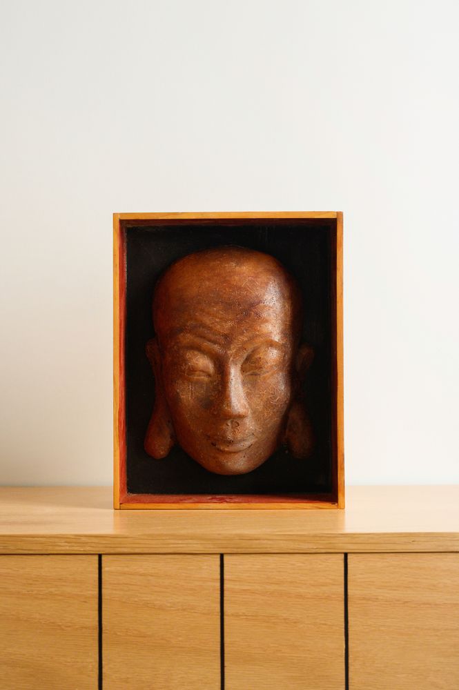 Pièces uniques - Visage de Bouddha laqué - THE ANNAM HOUSE