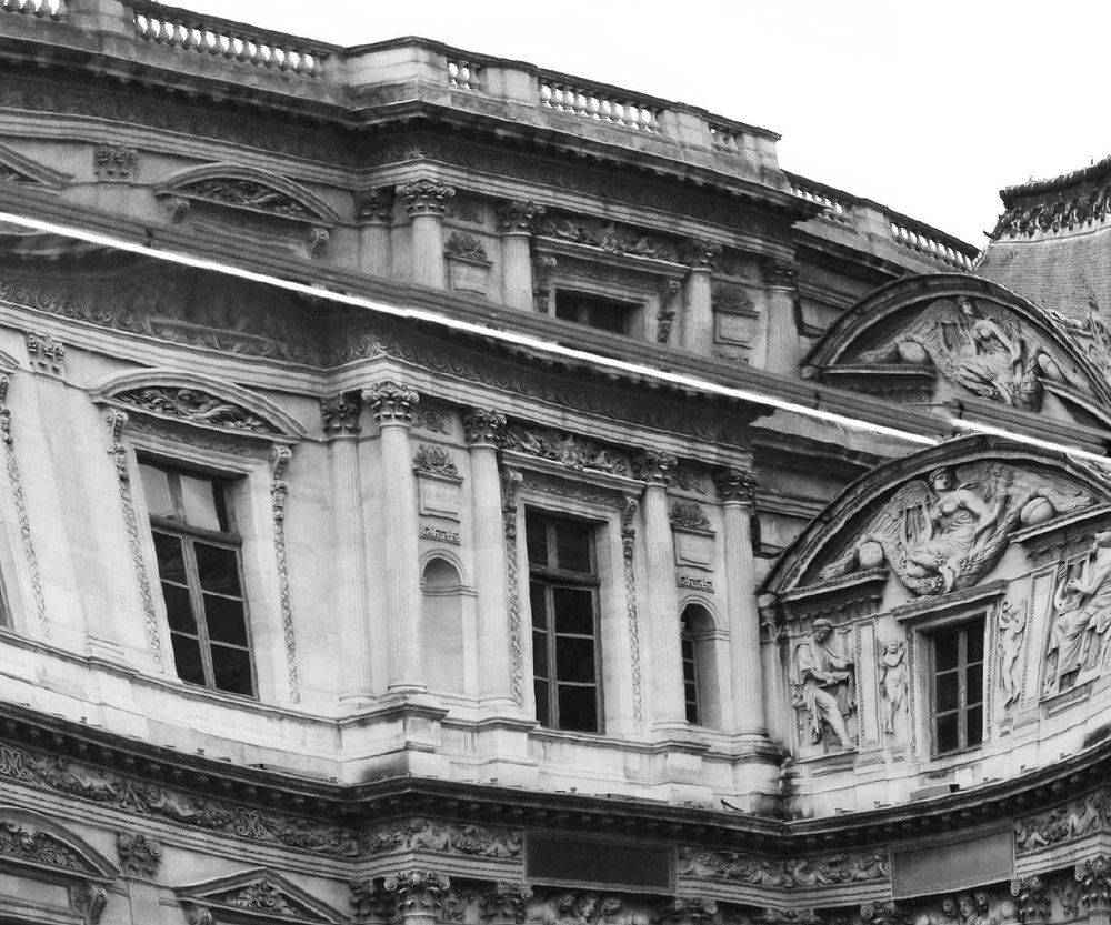 Papiers peints - Papier peint panoramique Nus assis sur béton peint - INCREATION