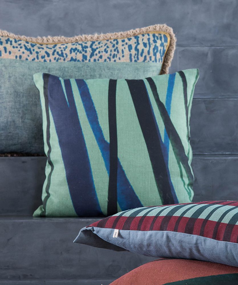 Fabric cushions - Moon harvest cushion cover - TRACES OF ME