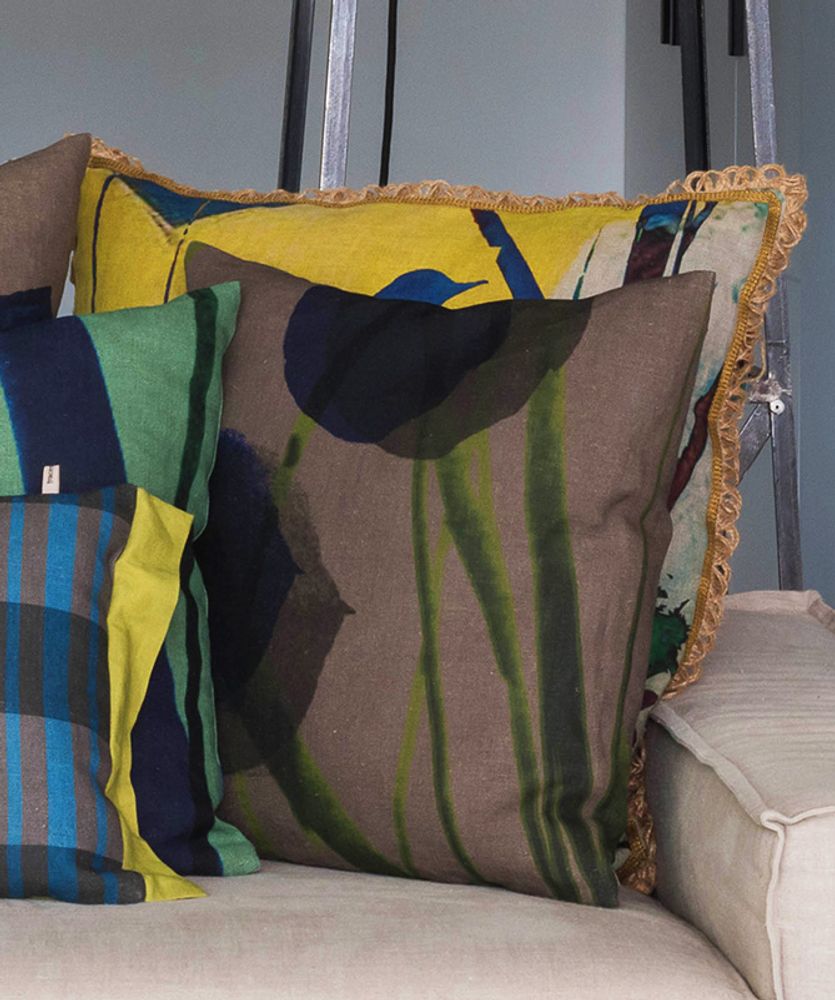 Fabric cushions - Moon harvest Cushion cover - TRACES OF ME