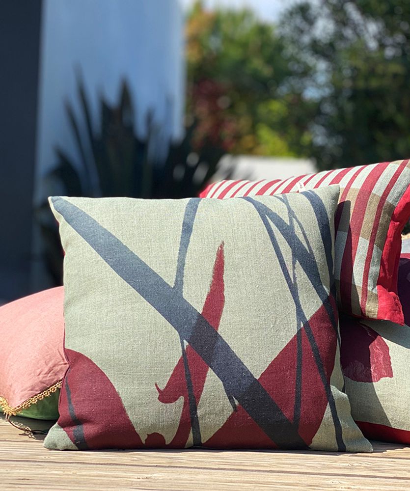Coussins - Housse de coussin Estrelicias & Bamboo Leaves - TRACES OF ME