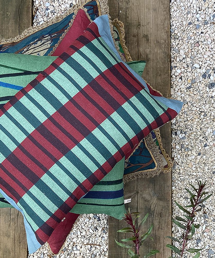 Coussins textile - Housse de coussin 100%Lin Deep Stripes - TRACES OF ME
