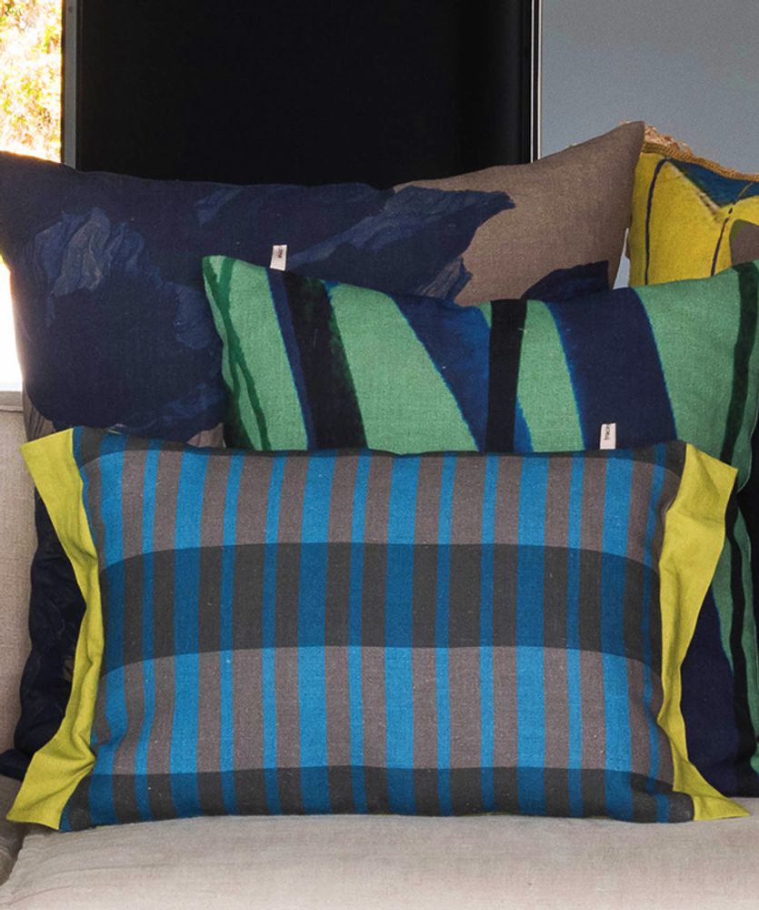Fabric cushions - Deep Stripes Cushion cover - TRACES OF ME