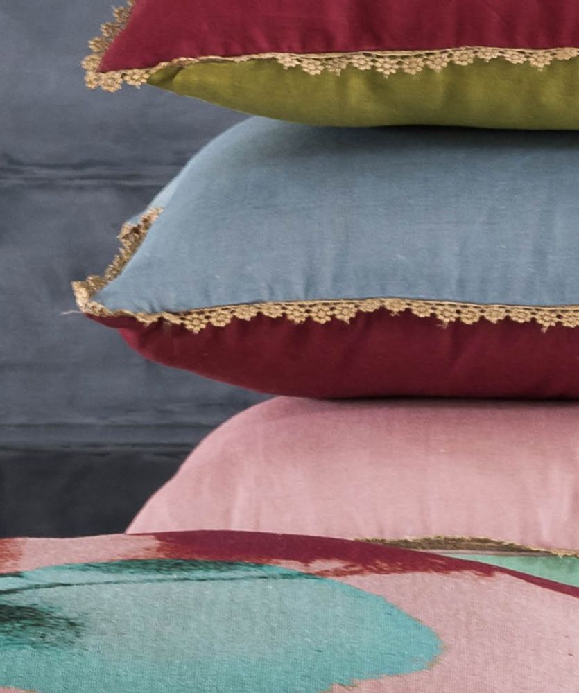 Fabric cushions - Slate cushion cover - TRACES OF ME