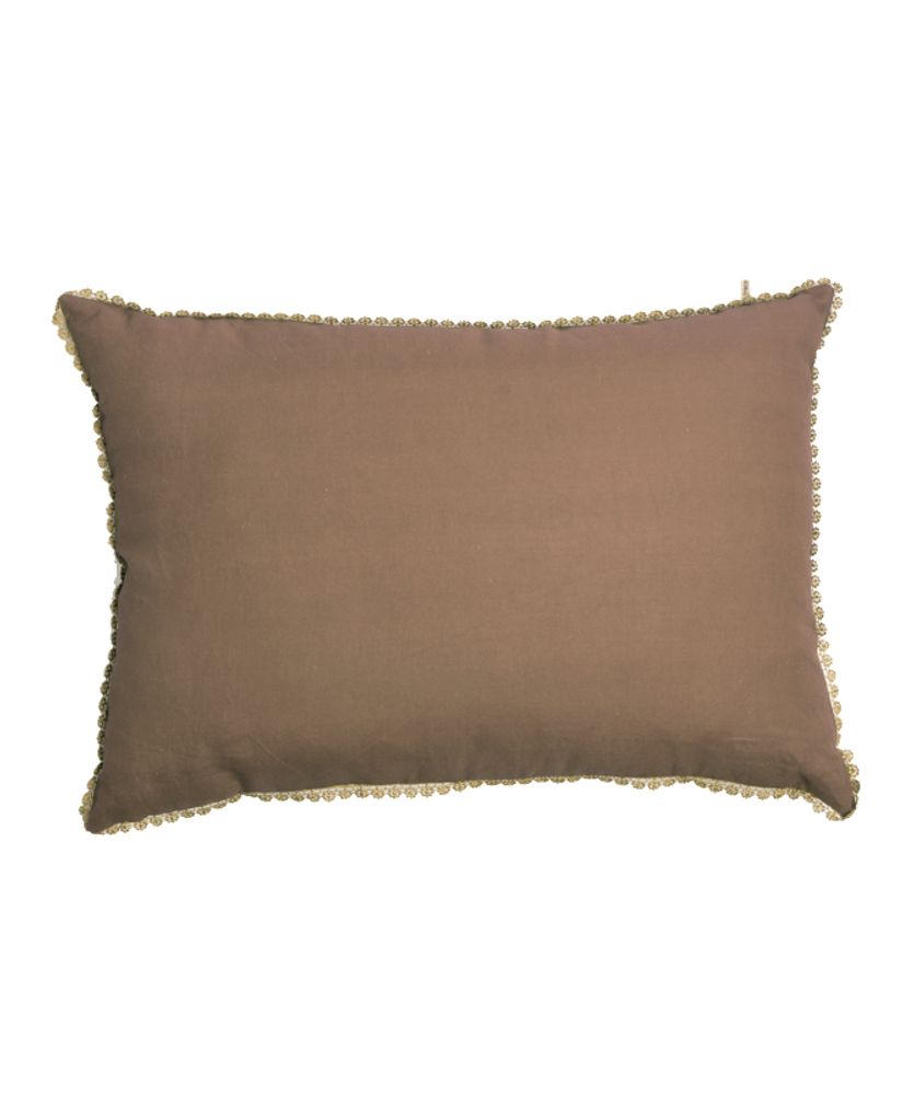 Fabric cushions - Green Pea 100% Linen Cushion Cover - TRACES OF ME