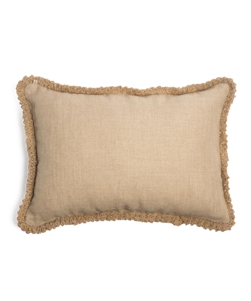 Fabric cushions - Bush leaves cushion cover - TRACES OF ME