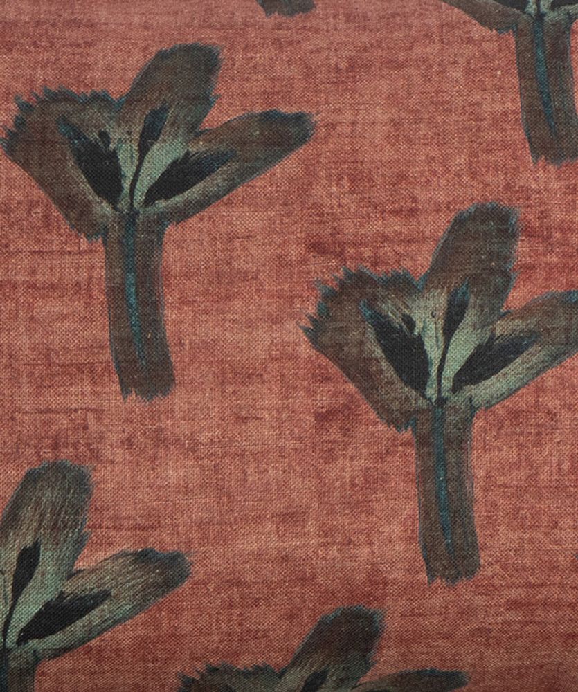 Fabric cushions - Bush leaves cushion cover - TRACES OF ME