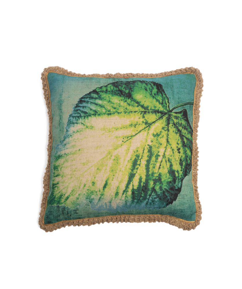 Coussins textile - Housse de coussin100% Lin Leaf  - TRACES OF ME