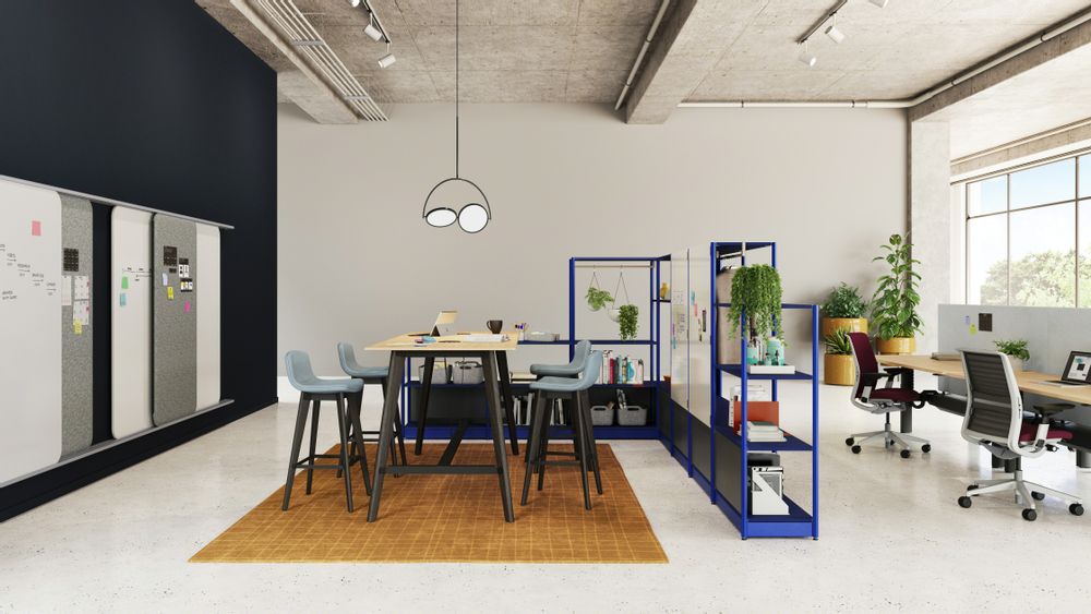 Mobilier et rangements pour bureau - Etagères Flex Active Frames - STEELCASE
