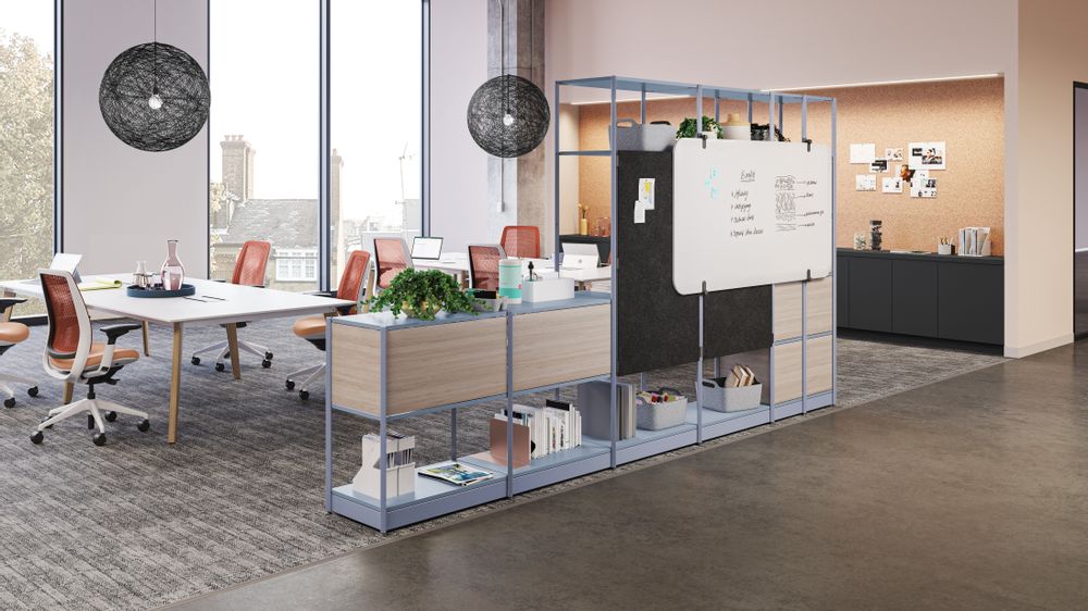 Mobilier et rangements pour bureau - Etagères Flex Active Frames - STEELCASE