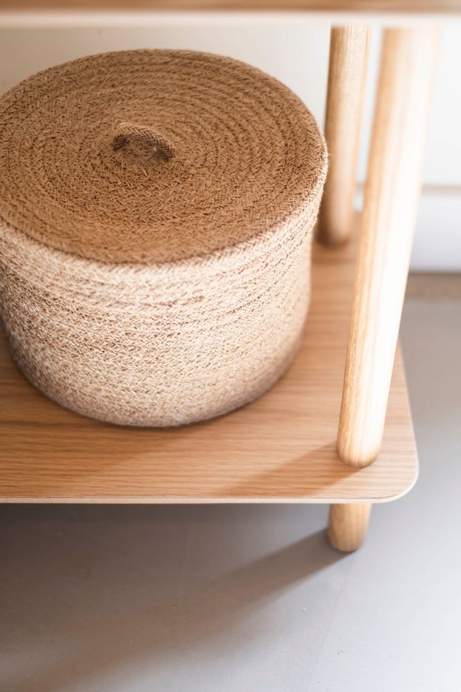Caskets and boxes - Set of 2 jute boxes AX70194 - ANDREA HOUSE
