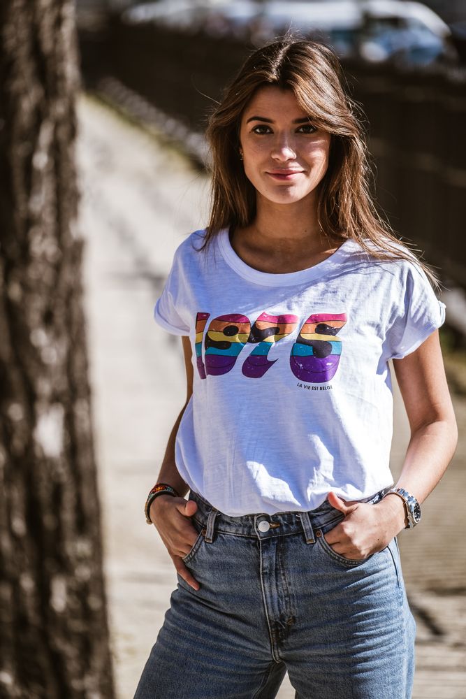 Homewear - T-Shirt femme 75th Seventies - LA VIE EST BELGE