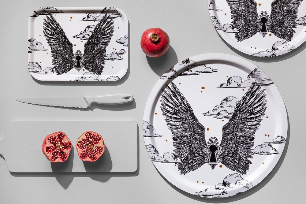 Table mat - Wings of Desire - Tray - Serving trays - JAMIDA OF SWEDEN
