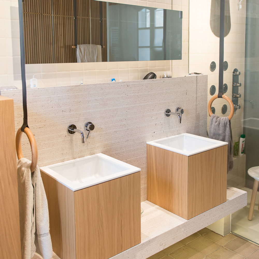 Porte-serviettes - Porte-serviettes suspendu au plafond multifonctionnel   - EVER LIFE DESIGN
