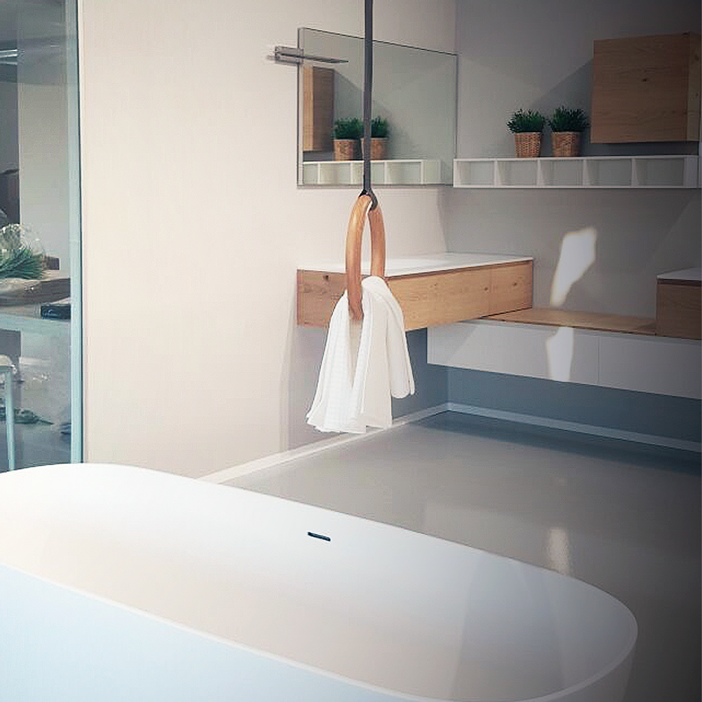 Porte-serviettes - Porte-serviettes suspendu au plafond multifonctionnel   - EVER LIFE DESIGN
