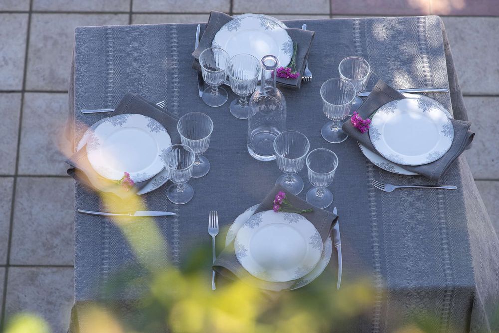 Linge de table textile - Nappe 100% lin « Susan » - EVA