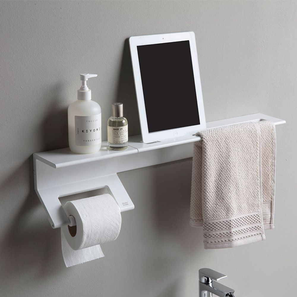 Porte-serviettes - étagère en aluminium - EVER LIFE DESIGN