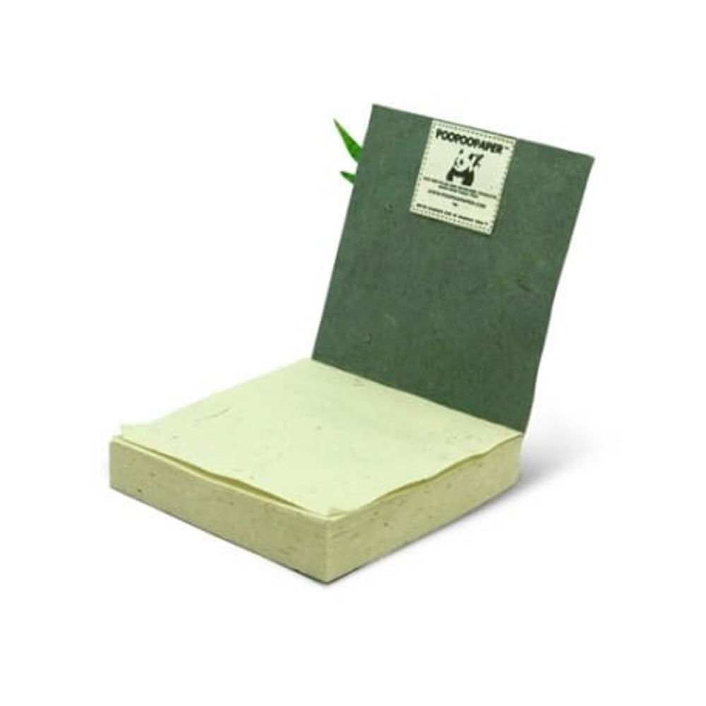 Stationery - Elephant Dung Panda Notepad and Notebook Set - RUE RANGOLI