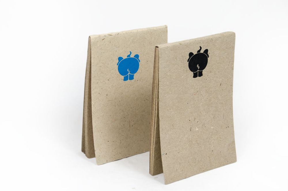 Children's arts and crafts - Range of stationery in elephant poo paper - RUE RANGOLI