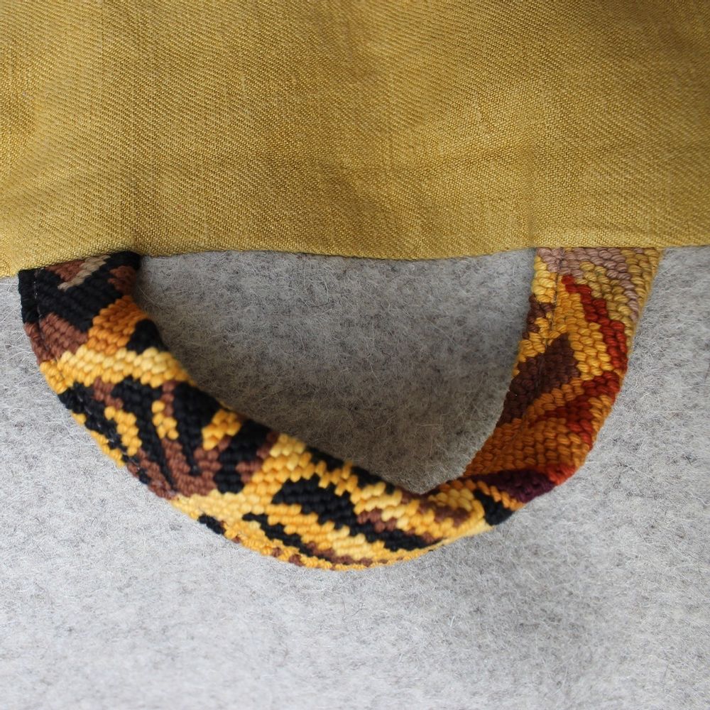 Coussins textile - Coussin nomade "le AB" - 80x80cm - L'ATELIER DES CREATEURS