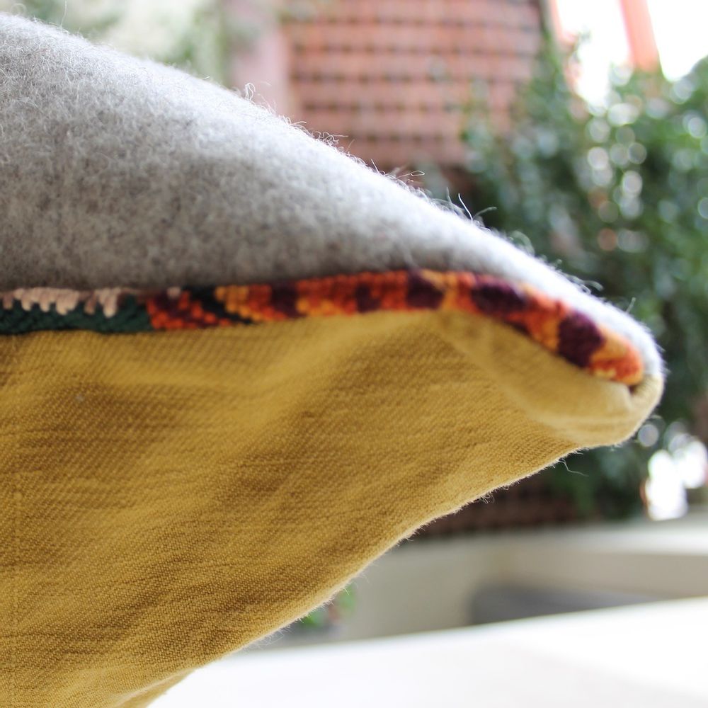 Coussins textile - Coussin nomade "le AB" - 80x80cm - L'ATELIER DES CREATEURS